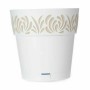 Self-watering flowerpot Stefanplast 88600 Gaia White Plastic 29 x 29 x 29 cm (6 Units)