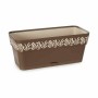 Planter Stefanplast 88702 Gaia Brown Plastic 13,3 x 12,3 x 29,3 cm (12 Units)