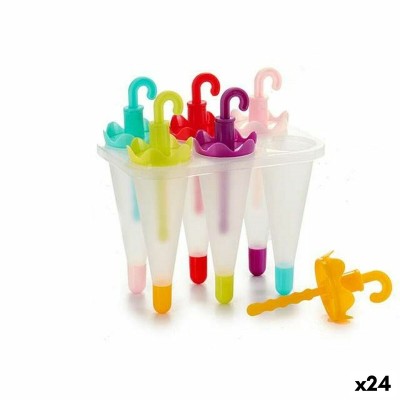 Moule pour Glaces Leknes CN71546-1 CN71546-1 Bleu Rouge Vert Violet Orange Rose polypropylène 11 x 16,5 x 16 cm 16 x 16,5 x 11 c