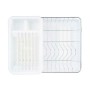 Draining Rack for Kitchen Sink Kinvara W6459A-161 W6459A-161 White 43,5 x 11 x 33,5 cm (4 Units)
