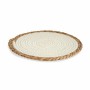 Table Mat Gift Decor 89716 89716 White Natural Natural Fibre 30 x 1 x 30 cm (48 Units)