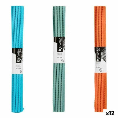 Tapis Antidérapant Kinvara SJ-A106-2 SJ-A106-2 Caoutchouc Plastique 65 x 95 cm 65 x 0,03 x 95 cm 7 x 65 x 7 cm (12 Unités)