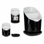 Cutlery Drainer Kinvara AP-9143 AP-9143 White Black Plastic 12 x 19 x 12,5 cm Dinner suit (12 Units)