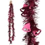Christmas garland Krist+ SY19QJTS-279-F SY19QJTS-279-F Fuchsia Plastic Hoods 12 x 12 x 200 cm Tinsel (36 Units)