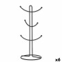 Cup hanger Kinvara CN-W3154-1P CN-W3154-1P Black Metal 16 x 39 x 16 cm (6 Units)