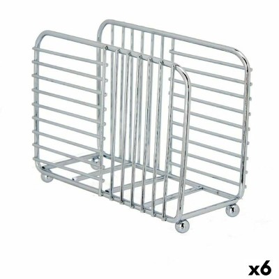 Napkin holder Kinvara CN-W7728-4 CHROME CN-W7728-4 CHROME Silver Metal 14,5 x 11,5 x 6,5 cm (6 Units)