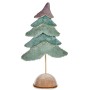 Sapin de Noël Krist+ 19A5905-M-2 19A5905-M-2 Turquoise 16 x 55 x 29 cm Velours (4 Unités)