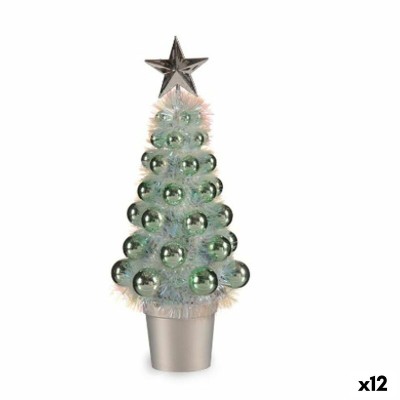 Sapin de Noël Krist+ 18CH315/IRIDESCENT 18CH315/IRIDESCENT Vert polypropylène PET Plastique Sapin de Noël 12,2 x 30 x 12,2 cm (1