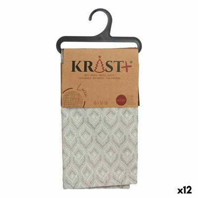 Set de table Krist+ LUREX ? C/PLATA LUREX ? C/PLATA Argenté Argent Losanges (12 Unités)