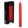 Candle Set Acorde 126-C-AR 126-C-AR Red 2 x 2 x 20 cm 8,5 x 21 x 4,5 cm (12 Units)