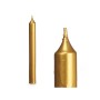 Ensemble de Bougies Acorde 126-D-AR 126-D-AR Doré 2 x 2 x 20 cm 8,5 x 21 x 4,5 cm (12 Unités)