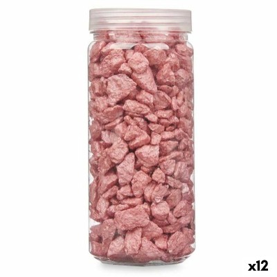 Pierres Décoratives Gift Decor 2344HFP-1C72 2344HFP-1C72 Rouge 10 - 20 mm 700 g 6,2 x 15,3 x 6,2 cm 6,5 x 15,8 x 6,5 cm (12 Unit