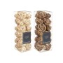 Jeu de boules décoratives Gift Decor 3 3 Blanc Marron 10 x 30 x 10 cm (12 Unités)