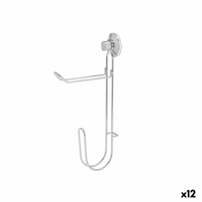 Toilet Roll Holder Berilo CN-W7741-15 CN-W7741-15 Metal Steel ABS 3 x 32 x 15 cm Double (12 Units)