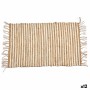 Carpet Gift Decor 84866-CEEJAY 84866-CEEJAY White Natural Stripes 60 x 1 x 90 cm (12 Units)