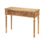 Meuble d'Entrée avec 2 Tiroirs Gift Decor 40 40 Marron 98 x 77 x 42 cm Courbe