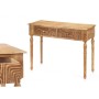 Meuble d'Entrée avec 2 Tiroirs Gift Decor 40 40 Marron 98 x 77 x 42 cm Courbe
