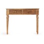 Meuble d'Entrée avec 2 Tiroirs Gift Decor 40 40 Marron 98 x 77 x 42 cm Courbe
