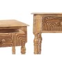 Meuble d'Entrée avec 2 Tiroirs Gift Decor 40 40 Marron 98 x 77 x 42 cm Courbe