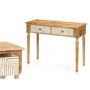 Meuble d'Entrée avec 2 Tiroirs Gift Decor 34 34 Blanc Marron 98 x 77 x 42 cm Courbe