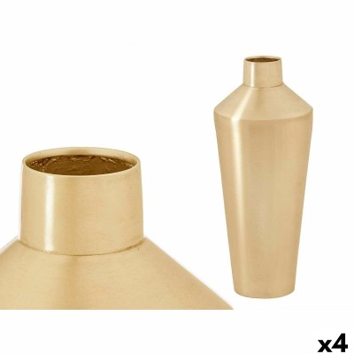 Vase Gift Decor 10219-SG 10219-SG Doré Fer 16 x 40 x 16 cm 40 x 16 x 40 cm (4 Unités)