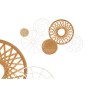 Wall Decoration Gift Decor 23SMB1746 23SMB1746 White Brown Metal 71,1 x 3,8 x 42,5 cm (4 Units)