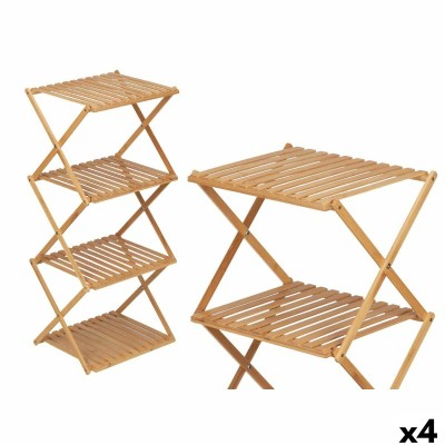 Étagère Gift Decor CH68220-5 2 CH68220-5 2 Naturel Bambou 40 x 92,5 x 33,2 cm 40 x 45 x 7 cm (4 Unités)