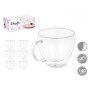 Tasse de café et de thé Vivalto OCT-DG2397 OCT-DG2397 Transparent Verre Borosilicaté 140 ml (6 Unités)