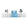 Shower Support Berilo CN-W6753-1 CN-W6753-1 Metal Steel ABS 35 x 13 x 13 cm (12 Units)