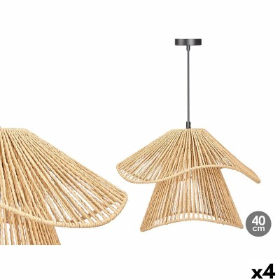 Suspension Gift Decor 24B513 24B513 Noir Naturel Métal Papier 40 W 41 x 30 x 41 cm (4 Unités)