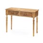 Meuble d'Entrée avec 2 Tiroirs Gift Decor 39 39 Marron 98 x 77 x 42 cm Volets