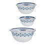 Bowl Stefanplast 55201 55201 Blue Plastic 29,5 x 13 x 29,5 cm 3 Pieces