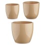 Set of pots Ibergarden CAZORLA-1019 CAZORLA-1019 Beige Clay 22,5 x 19 x 22,5 cm