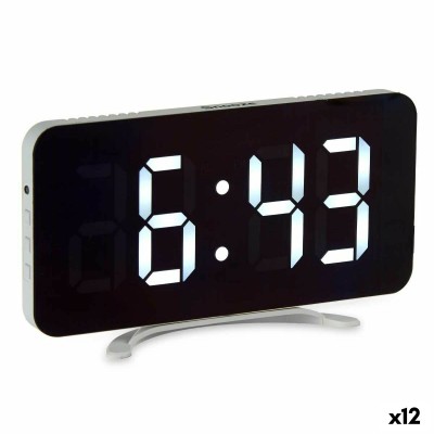 Montre Numérique de Table Gift Decor BSMXHX-8201-2 BSMXHX-8201-2 Blanc (12 Unités)