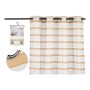 Curtain Gift Decor SLB8625 SLB8625 Brown 140 x 0,1 x 260 cm Net curtain Stripes