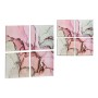 Toile Gift Decor PC342107 PC342107 Toile 35 x 7 x 35 cm Marbre (4 Pièces)