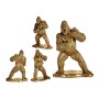 Decorative Figure Gift Decor XS210411 XS210411 Golden Gorilla 25 x 56 x 42 cm