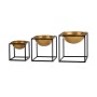 Set of bowls Gift Decor JY18497 JY18497 Black Golden 23 x 24 x 23 cm Decoration