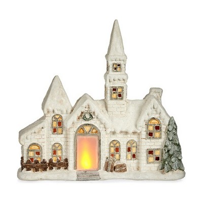 Decorative Figure Krist+ TG1909099-20 TG1909099-20 White House Christmas 11 x 47,5 x 49 cm LED Light