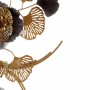 Hanging decoration Gift Decor M1310 M1310 Copper Golden Metal Flowers 60 x 150 x 7,5 cm Mural