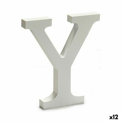 Lettre Pincello 1711025 Y Blanc 1,8 x 21 x 17 cm (12 Unités)