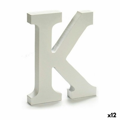 Lettre Pincello 1711011 K Blanc 1,8 x 21 x 17 cm (12 Unités)