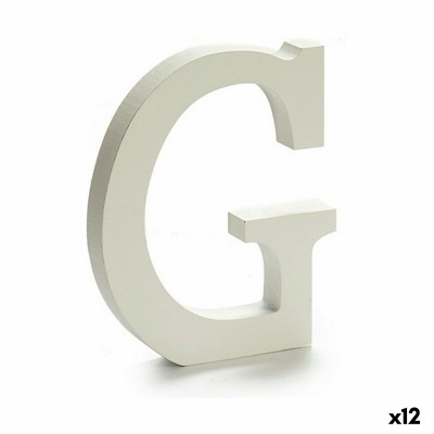 Lettre Pincello 1711007 G Blanc 1,8 x 21 x 17 cm (12 Unités)