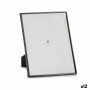 Cadre photo Gift Decor MS61001-MAT BLACK MS61001-MAT BLACK Noir Verre Acier (12 Unités)