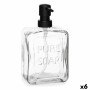 Distributeur de Savon Berilo B5463U-1-361 Pure Soap Transparent Verre Plastique 570 ml 10 x 18 x 6 cm (6 Unités)