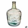 Bouteille décorative Gift Decor 2255/08-CH 2255/08-CH Champagne Lisse 8 L 19,5 x 35,5 x 19,5 cm Décoration (2 Unités)