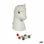 Tirelire à peindre Pincello 87697 87697 Céramique Licorne 10 x 14,5 x 8,5 cm (12 Unités)