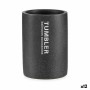 Support pour brosses à dents Berilo 77935 Tumbler Gris Résine 7,5 x 10,2 x 7,5 cm (12 Unités)