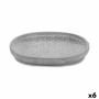 Sous-pot Ibergarden 190060-2 190060-2 Gris Ciment Avec relief 28 x 4 x 23 cm (6 Unités)