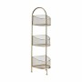 Shelves Gift Decor B2607 B2607 Golden Metal 21,2 x 97 x 28,5 cm (4 Units)